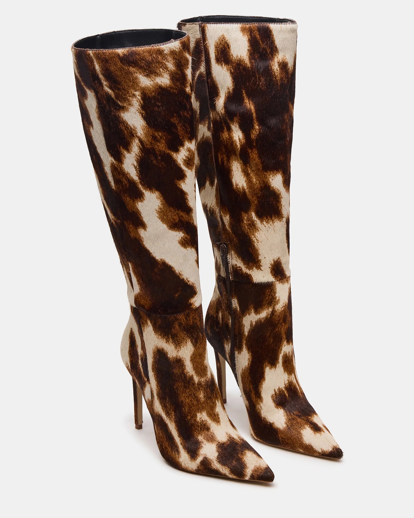 Nitro Brown Cow Print Boots