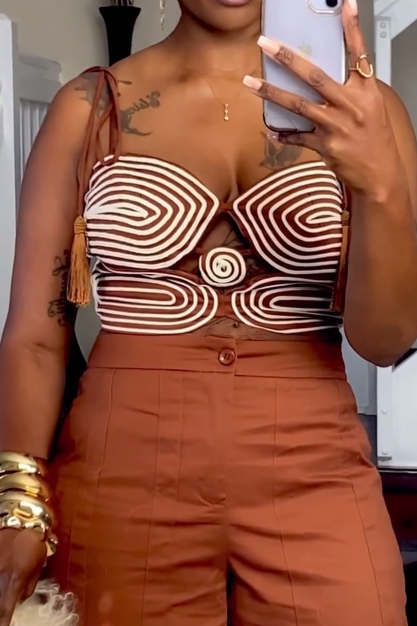 Finally Found You Embroidered Pant Set - Rust