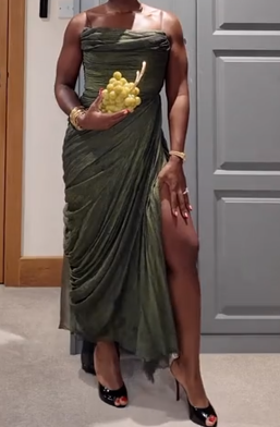 The Olive Mirage Dress