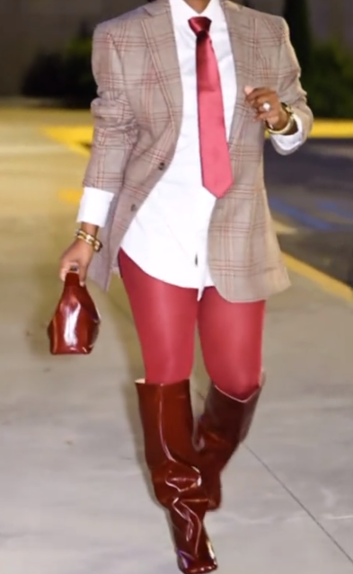 Classic plaid blazer