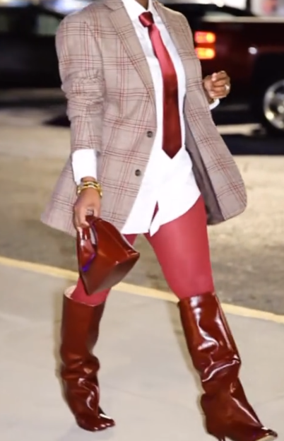 Classic plaid blazer