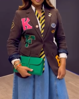 NEW OMNI PINSTRIPE BLAZER