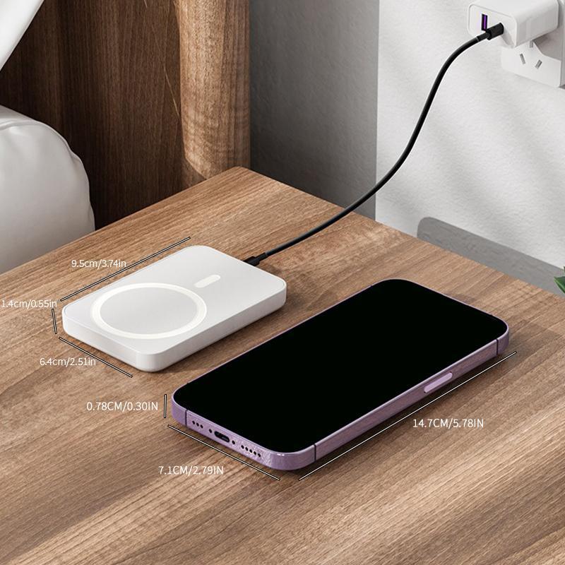 ⚡LAST DAY SALE £14.99!!⚡50K+ SOLD!🔥Fast Charge Portable Wireless Magnetic Power Bank