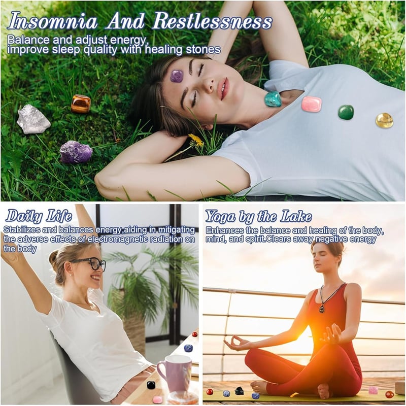 🎁Christmas Gift Idea 50% OFF🎅🎄24 Pcs Christmas Calendar Crystals - Natural Stone Crystal Journey