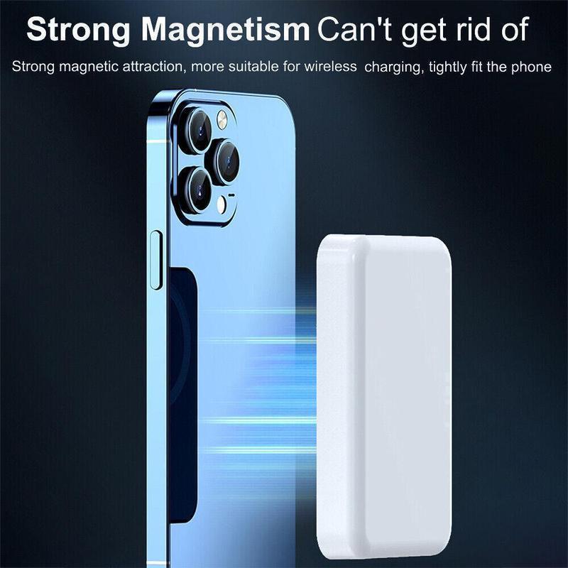 ⚡LAST DAY SALE £14.99!!⚡50K+ SOLD!🔥Fast Charge Portable Wireless Magnetic Power Bank