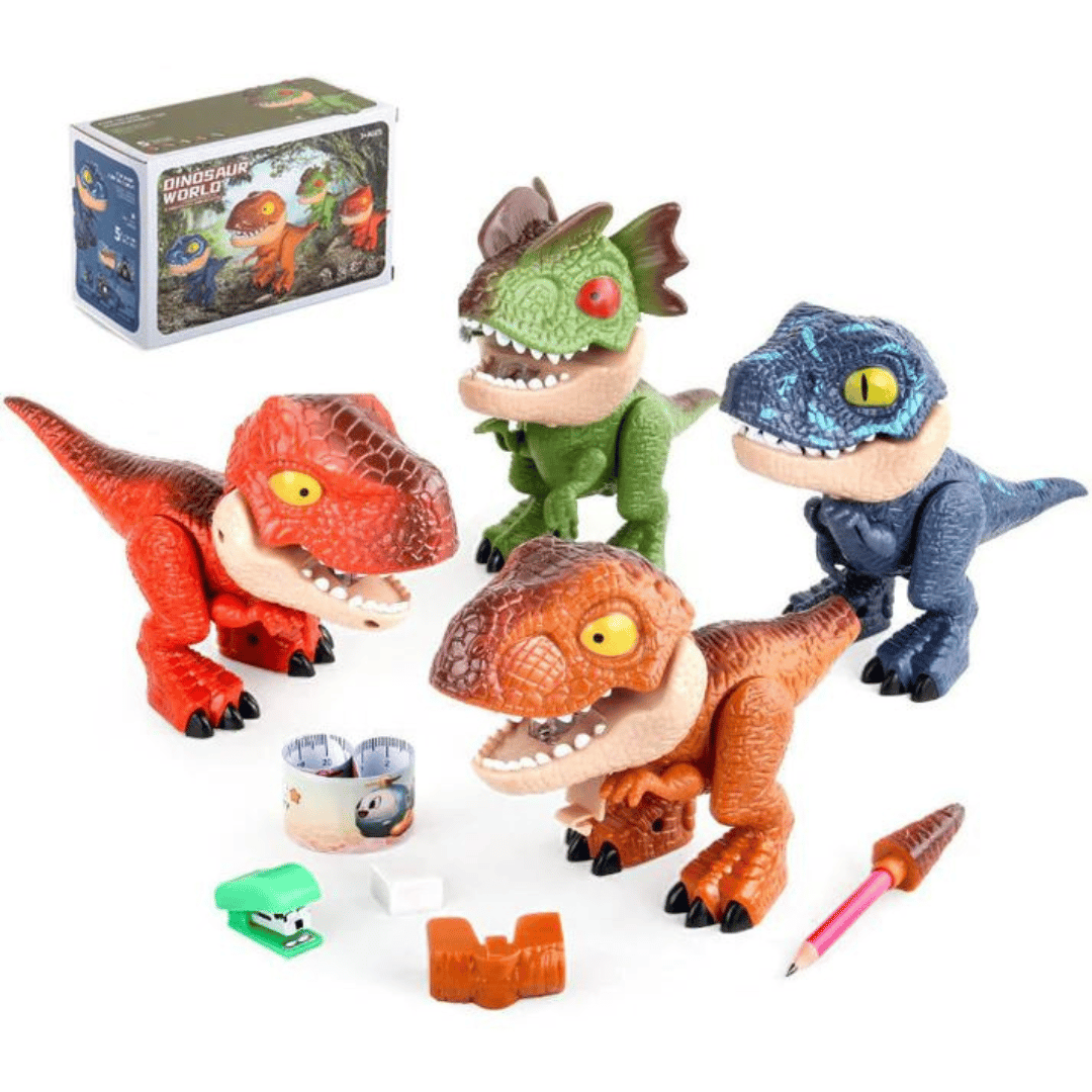 🔥New Year Promotion 49%OFF -🎁5-in-1 Dinosaur Assembly Stationery