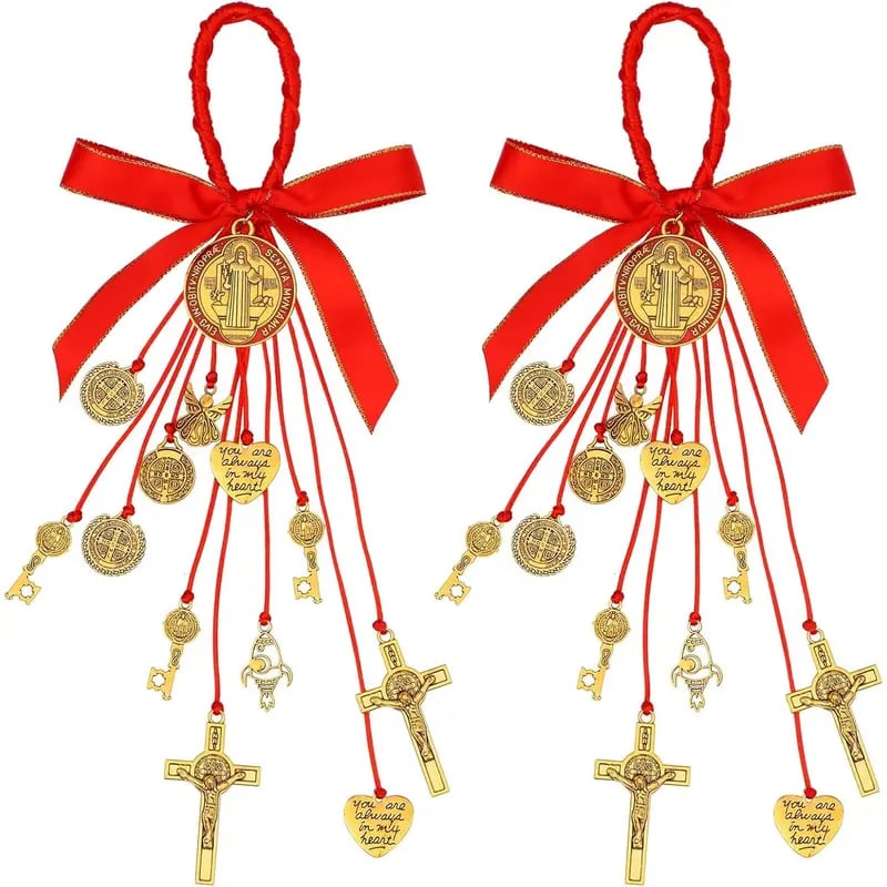 🎅Christmas Special Gift Idea ￡8.99!!🎁Saint Benedict Medal Protection from Evil Blessing Charm Catholic