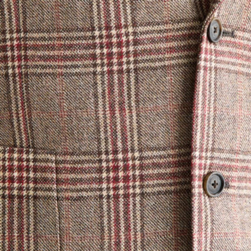 Classic plaid blazer