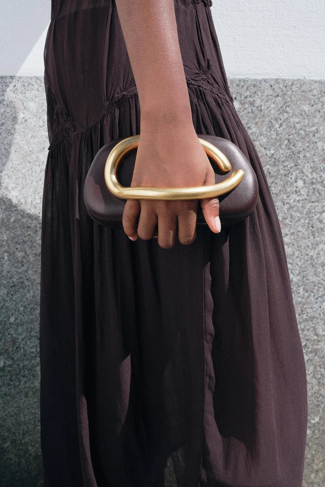 Evening Bag Mini Bag Vintage Metal Kipper Chain Crossbody Bag