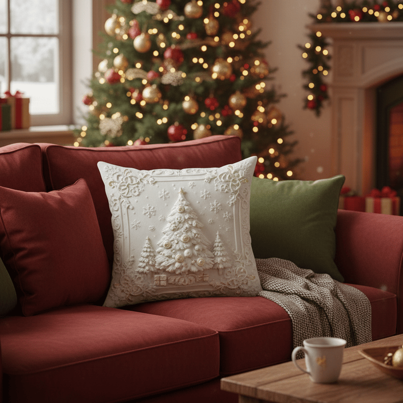 ⏰LAST DAY: $39.99 For 4PCS!!⚡50K  SOLD!?Christmas Themed Cushion Cover