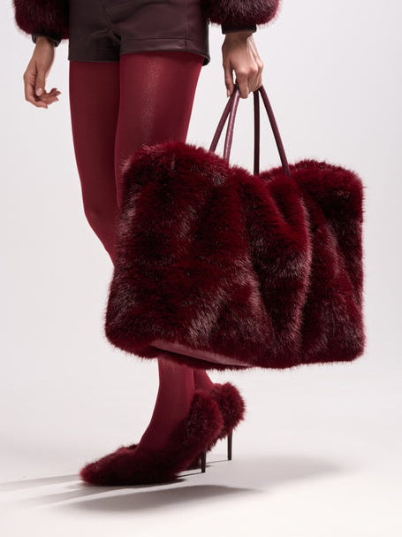 Large Fur Tote