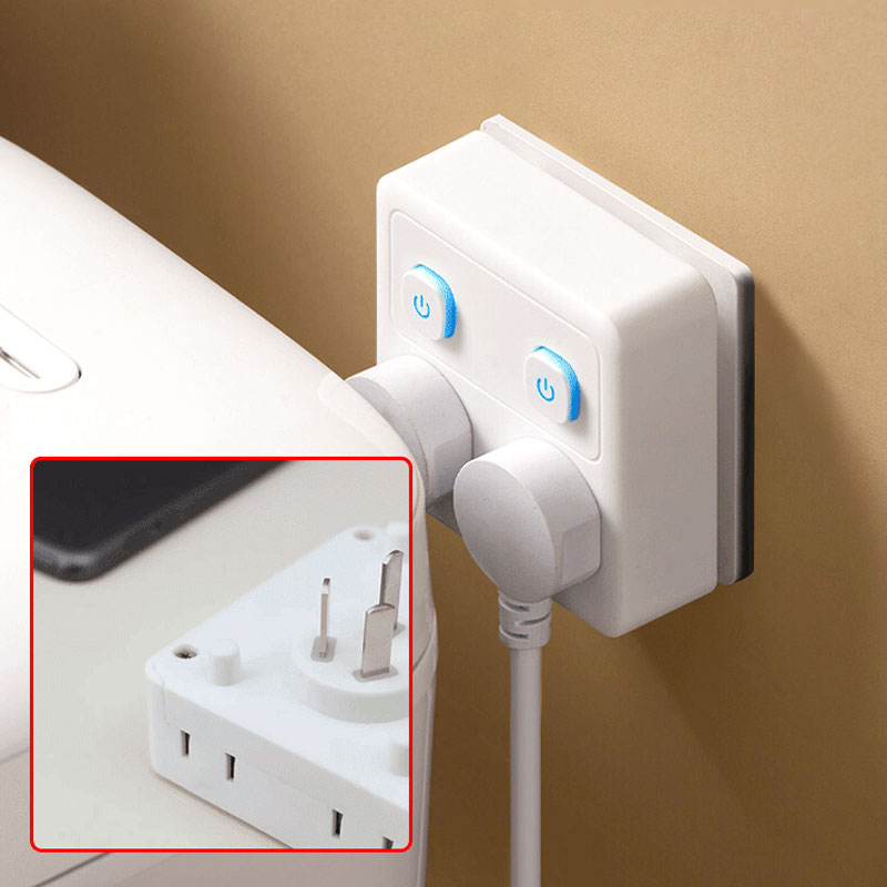 ⚡Buy 1 Get 1 Free⚡2 Pack Multi-Function Socket Converter with Night Light