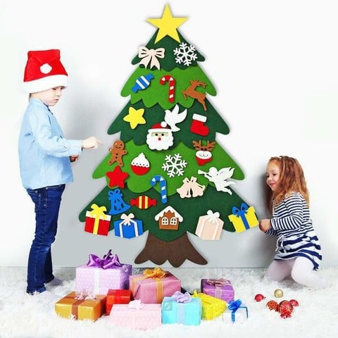 🎅Christmas Gift idea 49%OFF -🎁DIY Felt Christmas Tree Set🎄Buy 2 Free Shipping