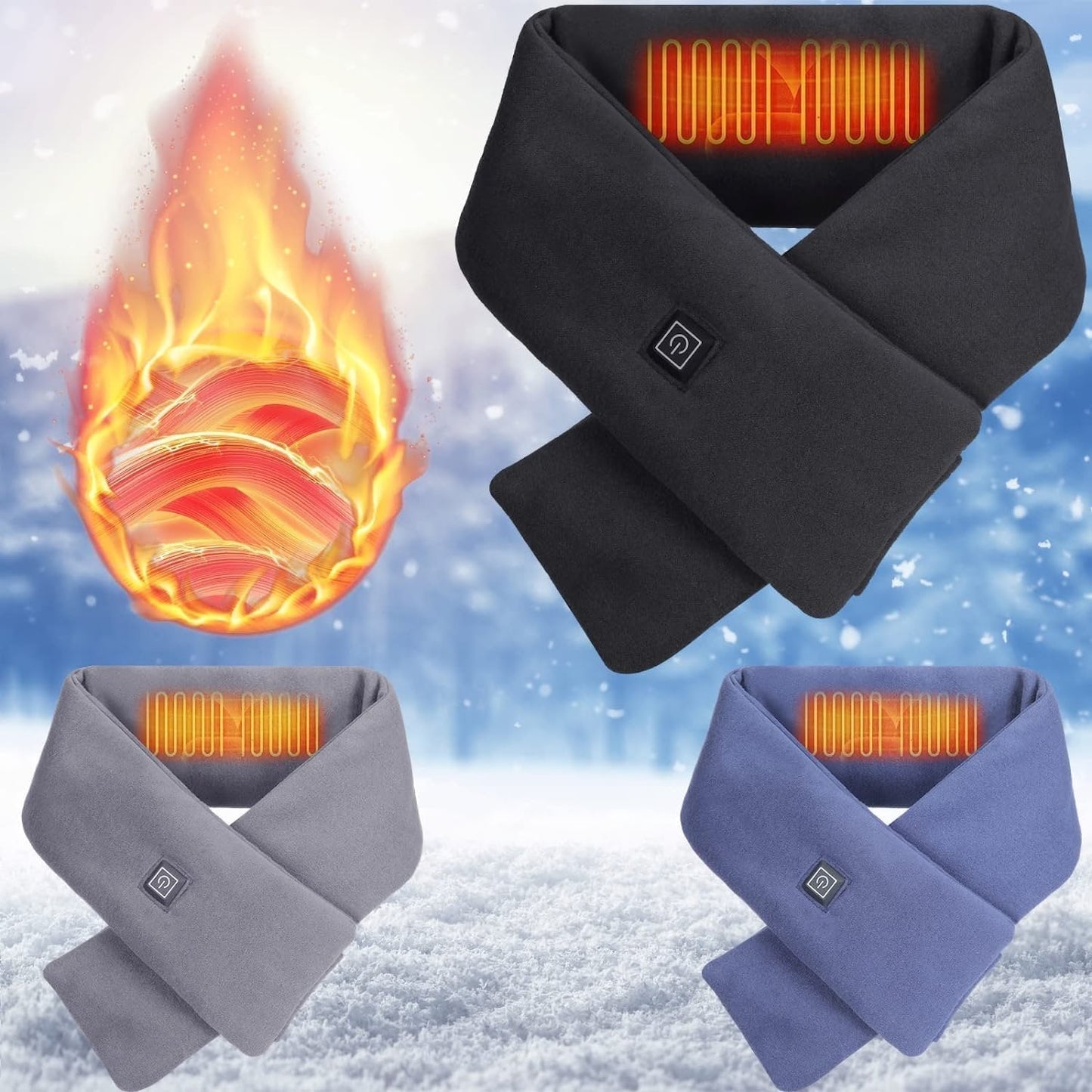 🎅Christmas Gift idea 49%OFF -🎁Intelligent Electric Heating Scarf🔥Buy 2 Free Shipping