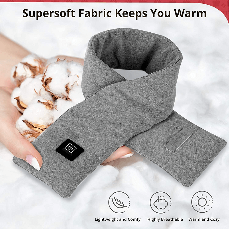 🎅Christmas Gift idea 49%OFF -🎁Intelligent Electric Heating Scarf🔥Buy 2 Free Shipping
