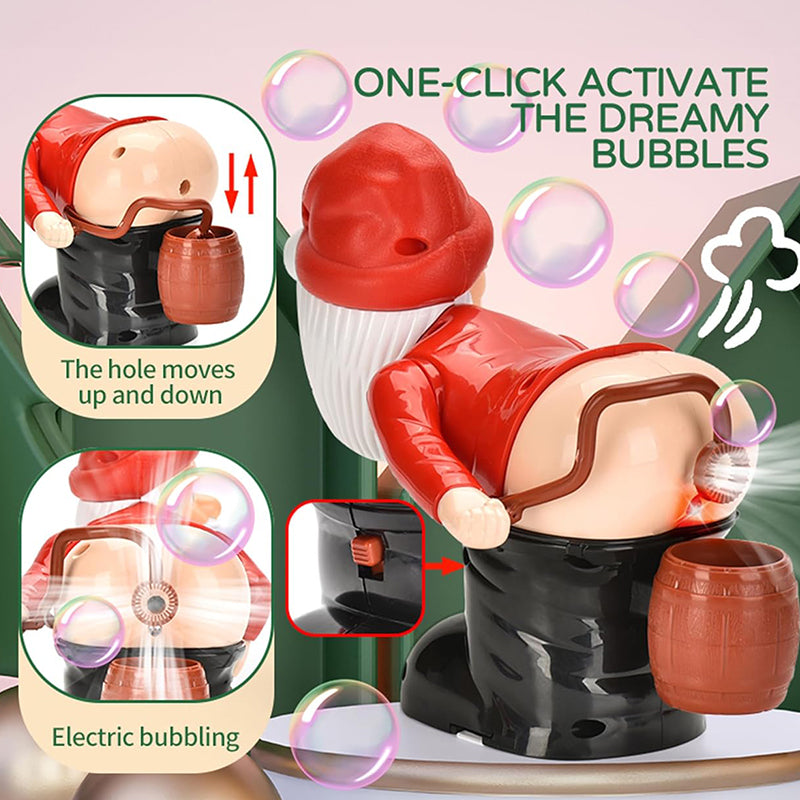 🎅Christmas Gift idea 49%OFF -🎁Funny Santa Bubble Blowing Machine