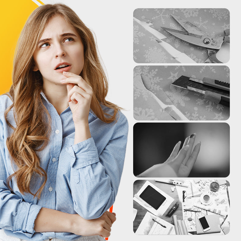 🎁Last Day Promotion 49% OFF🎅 Christmas Wrapping Paper Cutter and Slider Tool Set