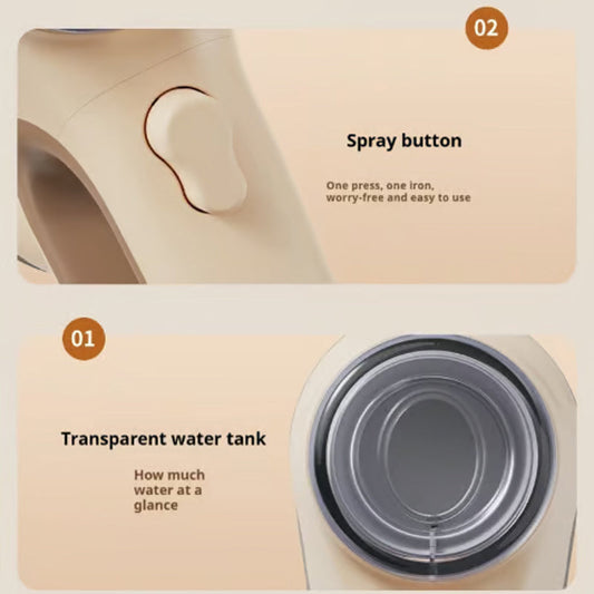 🔥Last Day Special Price £16.98!!✨Portable Handheld Vacuum Steamer