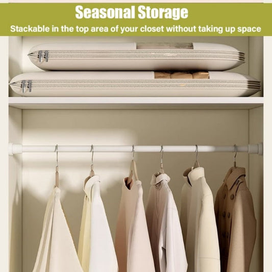 ✨Last Day Promotion 49% OFF✨ Space Saving Hanging Garment Bag with Self Compression Zipper