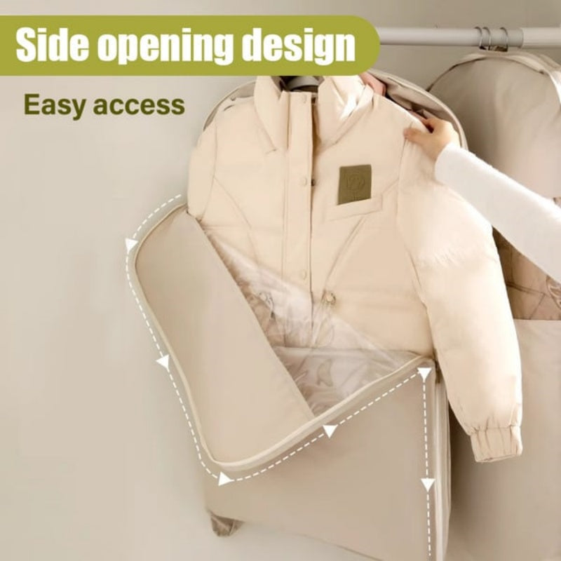 ✨Last Day Promotion 49% OFF✨ Space Saving Hanging Garment Bag with Self Compression Zipper