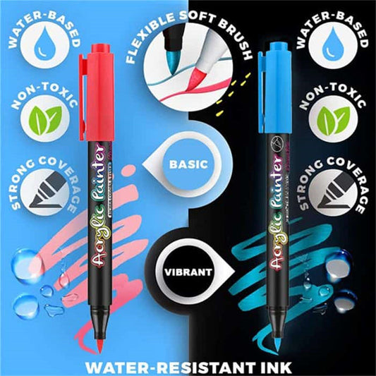 🎅Christmas Gift idea 49%OFF -🎁Water-Based Acrylic Paint Pen Set