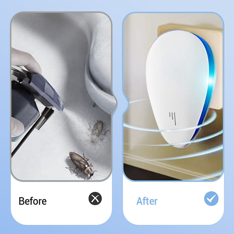 💥Special Price £7.99🔥Last 3 Hours!!🦟Multi-Functional Ultrasonic Silent Pest & Insect Repeller