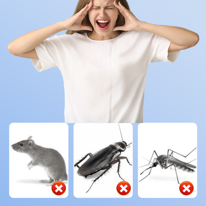 💥Special Price £7.99🔥Last 3 Hours!!🦟Multi-Functional Ultrasonic Silent Pest & Insect Repeller