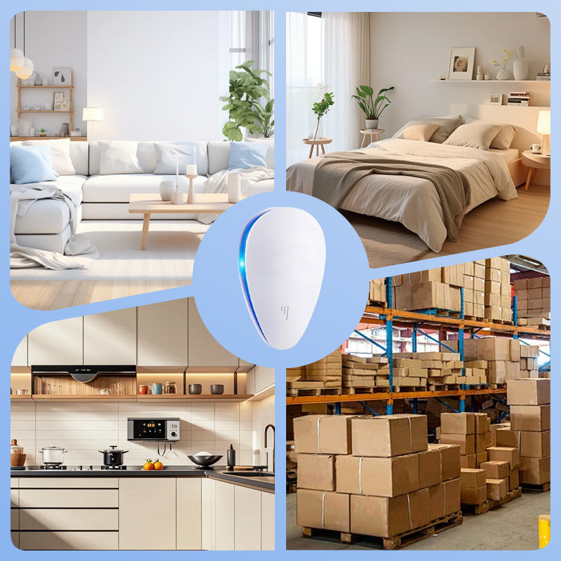 💥Special Price £7.99🔥Last 3 Hours!!🦟Multi-Functional Ultrasonic Silent Pest & Insect Repeller