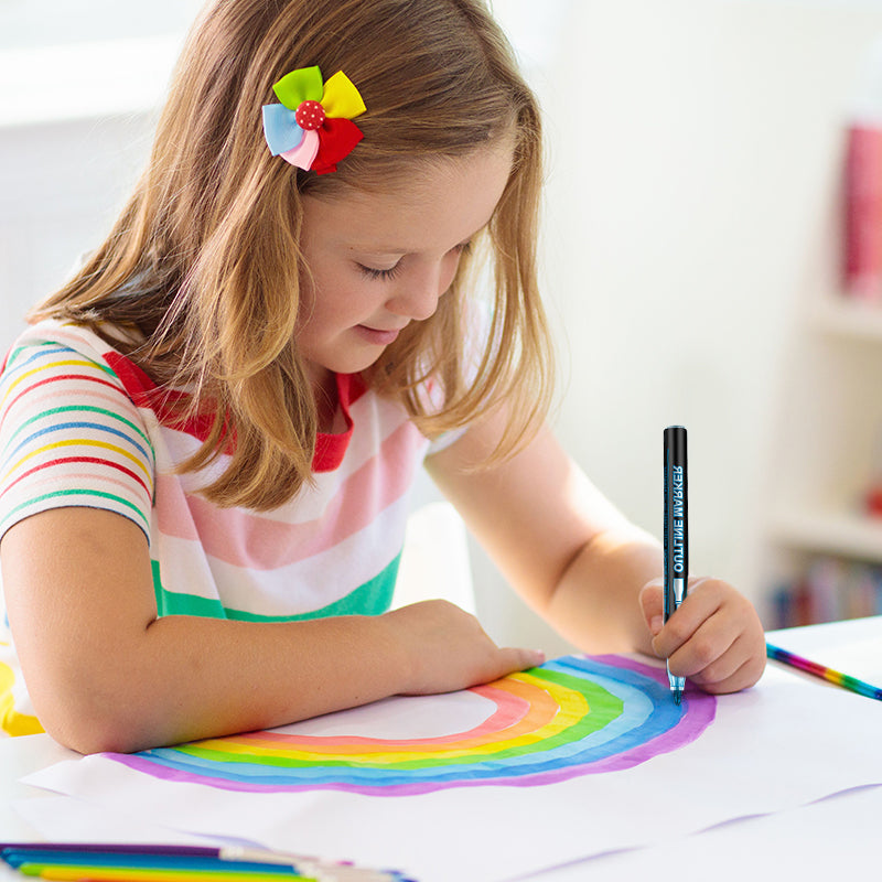 🎅Christmas Gift idea ￡7.99!!🏆Flash Sale⚡ 50K+ SOLD!🎁Coloring Lightstick Graffiti Highlighter Pens