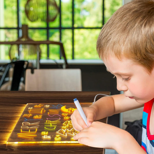 🌲Christmas Gifts 50% OFF🎁-✨Luminous Led Drawing Board For Children🎨