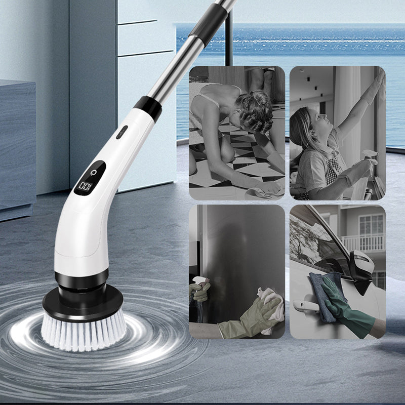 🔥LAST DAY SALE - ONLY £15.99!!⚡50K+ SOLD!🧽💦9-in-1 Electric Cleaning Brush🏠Multi-Purpose for Home