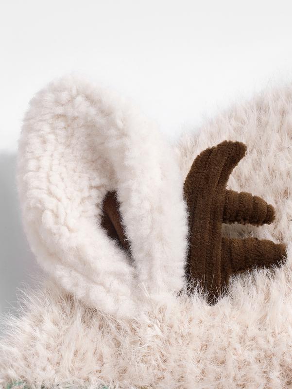 🎁🎄Christmas Sale 50% OFF!!🦌Original design Festive Christmas Antler Hat🧶