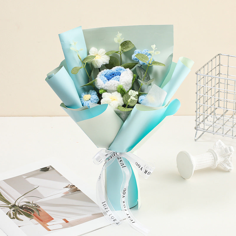 💕Mother's Day Special Sale 50% OFF!💕Handmade Delicate Crochet Flower Bouquet💐